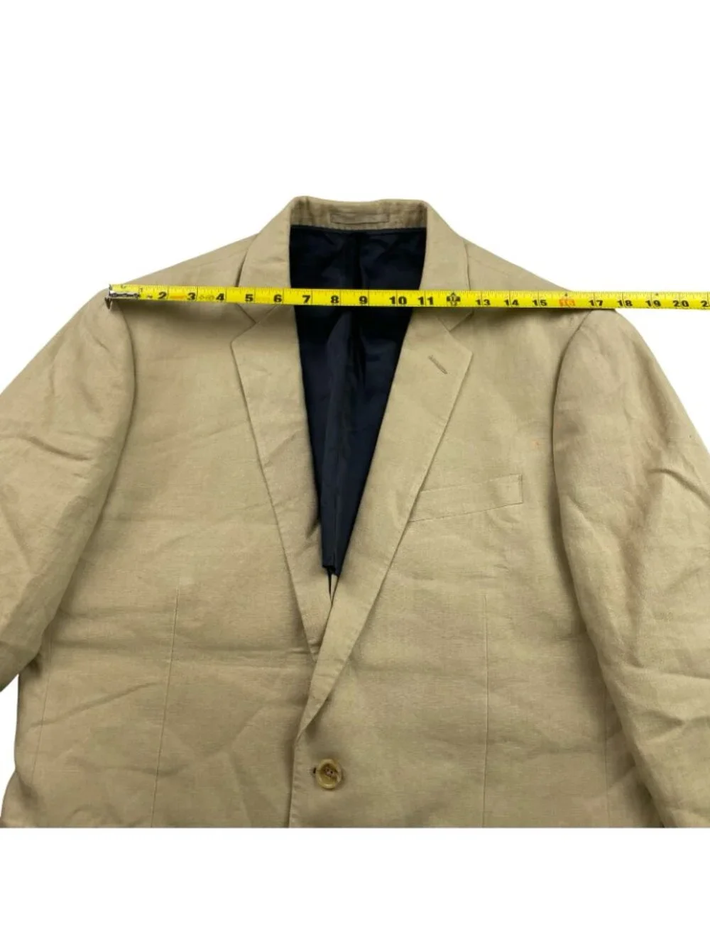 J.Crew Men’s Ludlow 100% Irish Linen 2-Button Blazer Khaki/Tan • 40R